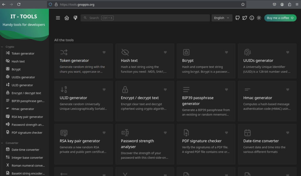 Gnoppix DEVTOOLS